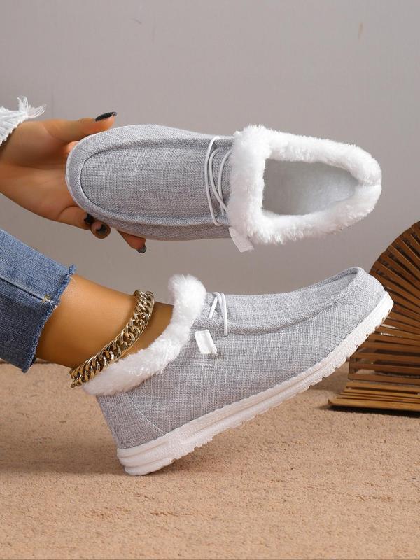 Women's Casual Straight Cotton Flat Shoes foto 4