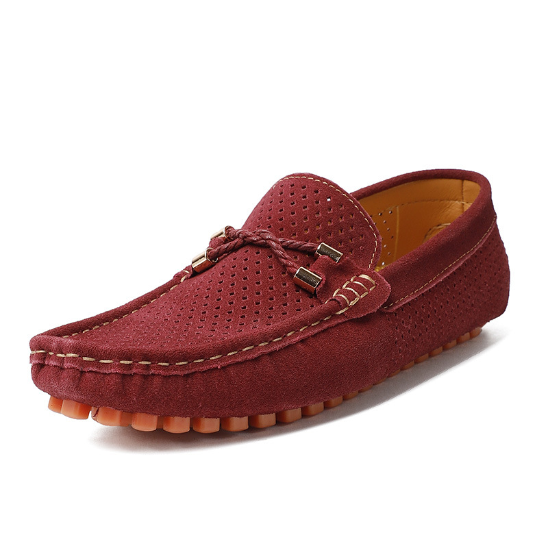 Plus Size Slip-on Breathable Hollow Gommino