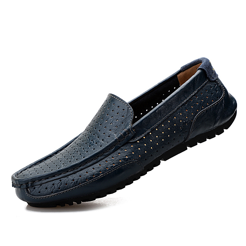 Personality Summer Men's Leather Shoes foto 2