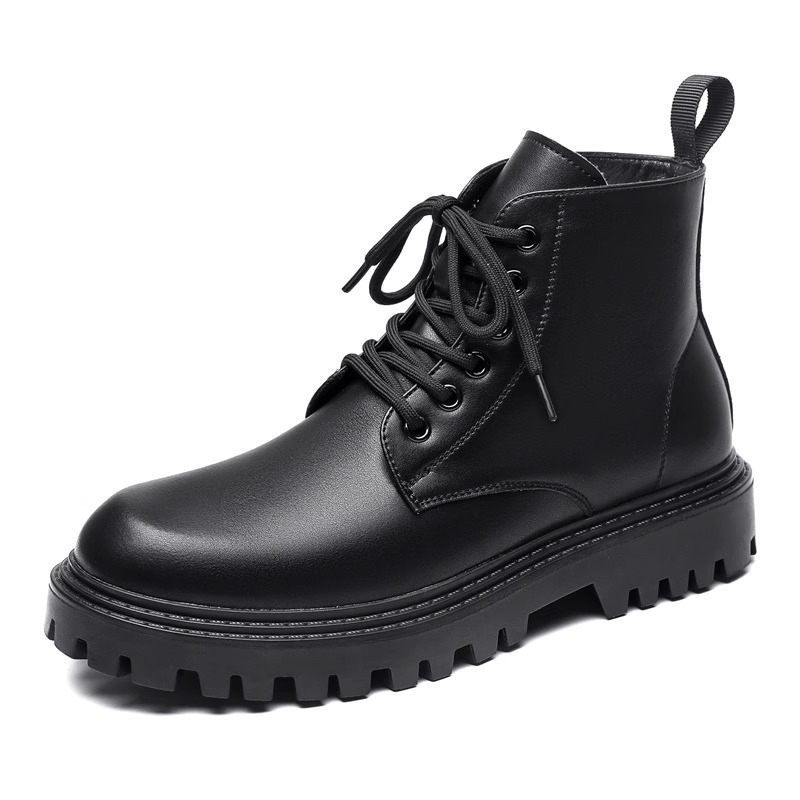 Men's Leather Boots Autumn British Style foto 3