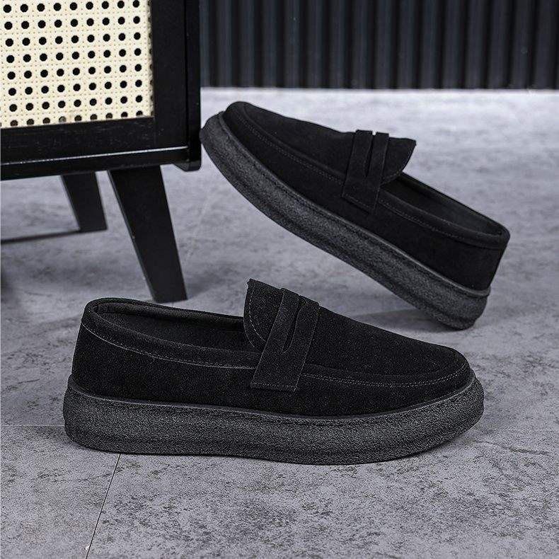Men's Fashion Retro Handmade Stitching Shoes foto 3