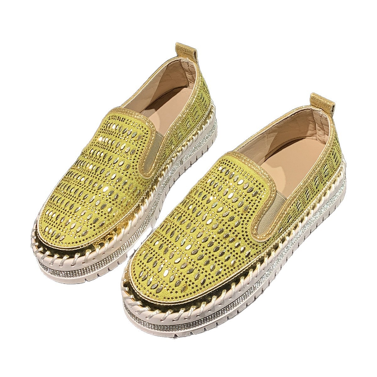 Plus Size Low-cut Loafers Summer Mesh Breathable foto 5