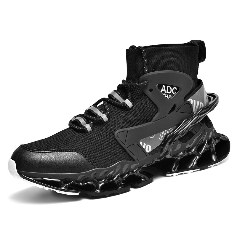 Men's High-top Shock-absorbing Running Mesh Sneaker foto 4