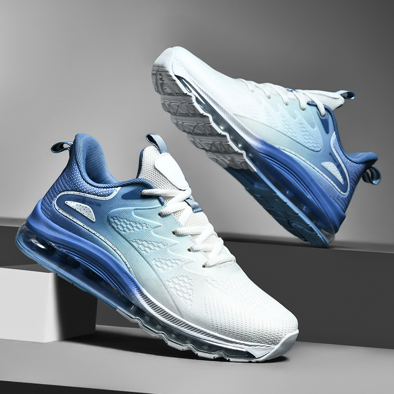 Button Cushion Damping Non-slip Plus Size Tide Shoes Sports Ultralight Running Shoes foto 2