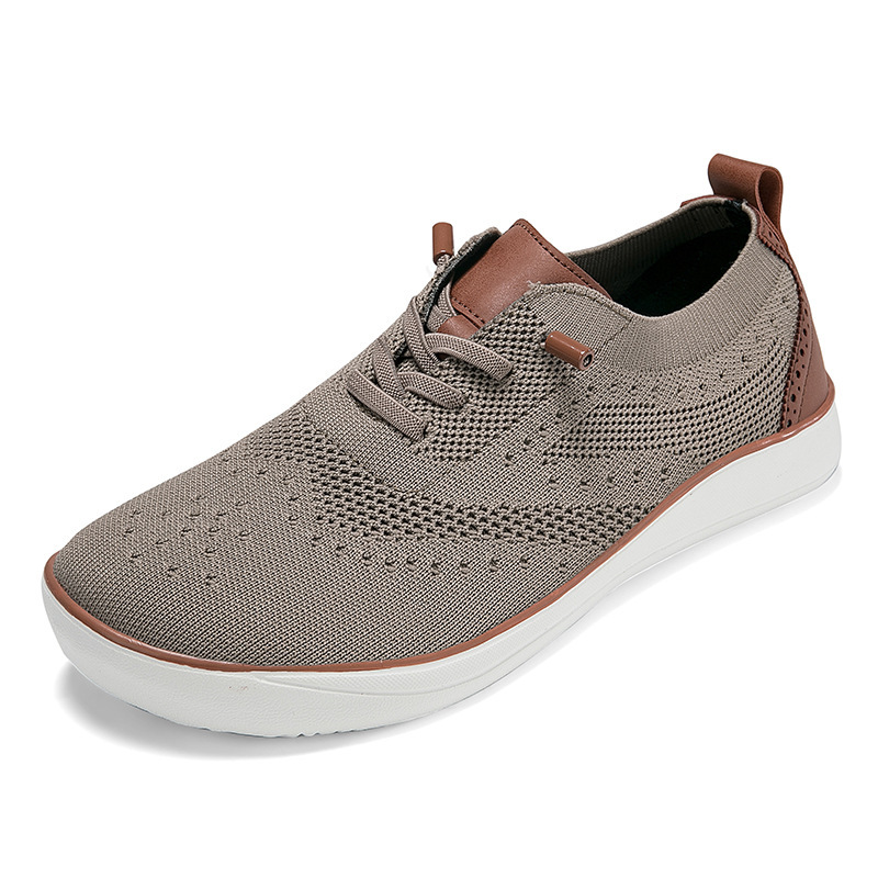 Widened And Fattened Big Wide Last Big Foot Shoes Mesh Walking Shoes foto 4