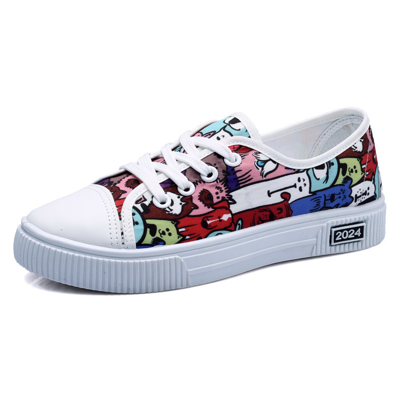 White Shoes Korean Style Soft Bottom Non-slip Breathable foto 3