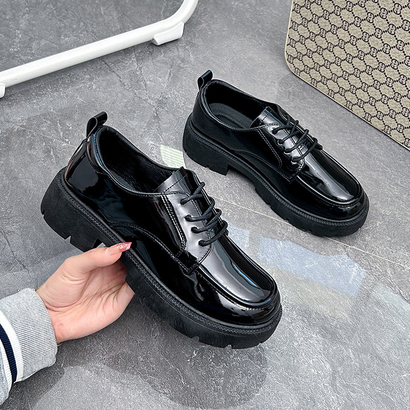 British-style Leather Loafers For Women foto 5