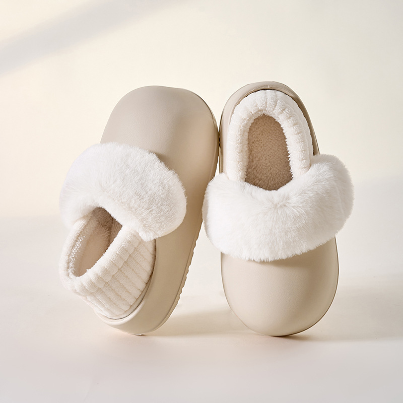 Mens Cotton Slippers That Are Waterproof And Detachable foto 3