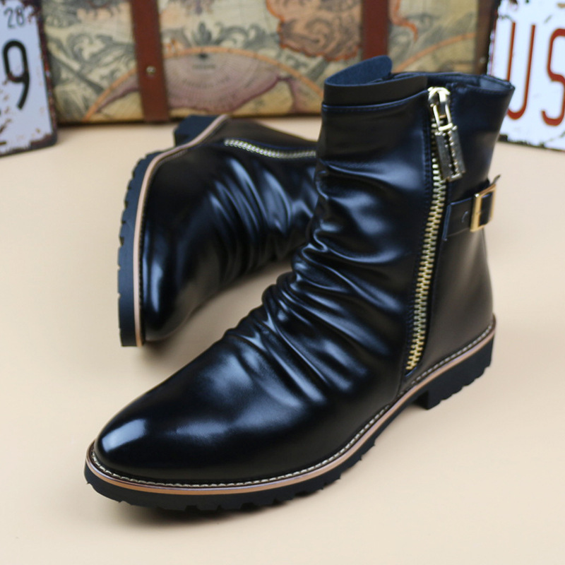 Boots Trendy All-matching Korean Style Height Increasing foto 3