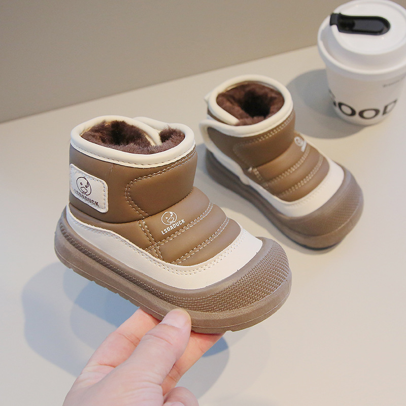 New Cold-proof Children's Bread Shoes foto 4