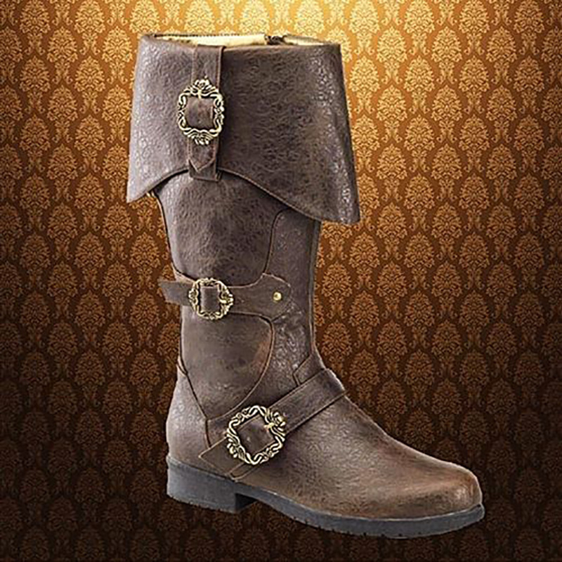 Medieval Renaissance Cosplay Leather Boots foto 3