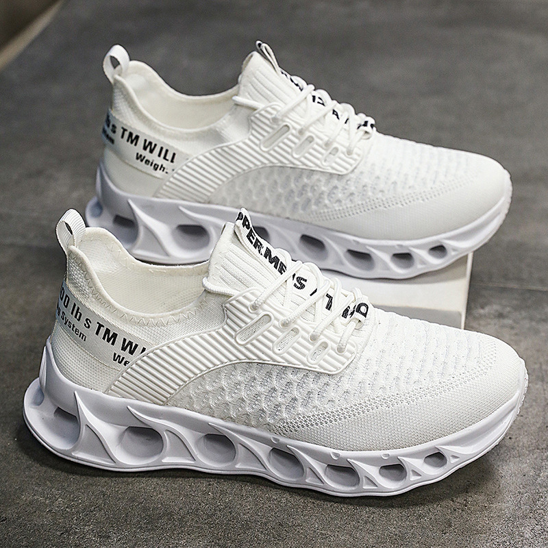 Large Size Autumn Fly Woven Mesh Casual Running Shoes foto 3