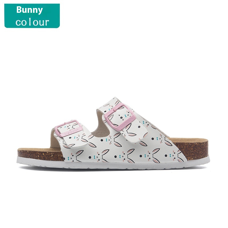 Buckle Flat Cork Slippers Summer Same Beach Buckle Sandals foto 5