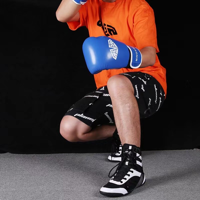 Boxing Shoe Men's Wrestling Shoes Fitness Indoor Fitness foto 4