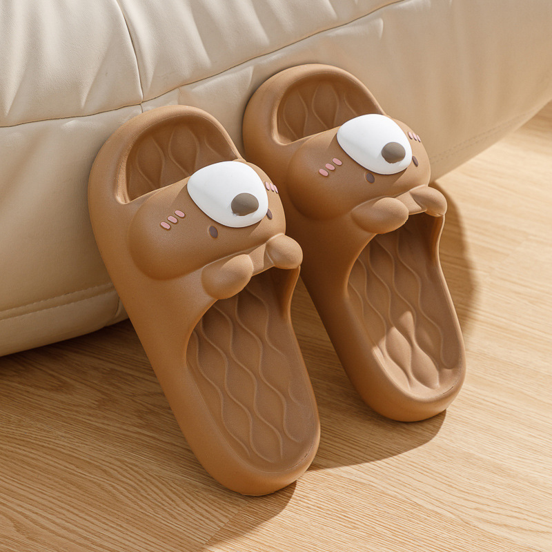 Couple Cartoon Bear Summer New Eva Sandals Women foto 2