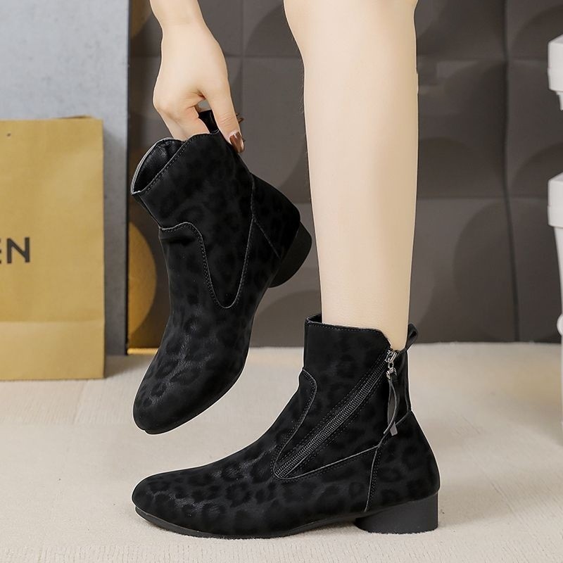 Women's Retro Suede Martin Boots Girl foto 3