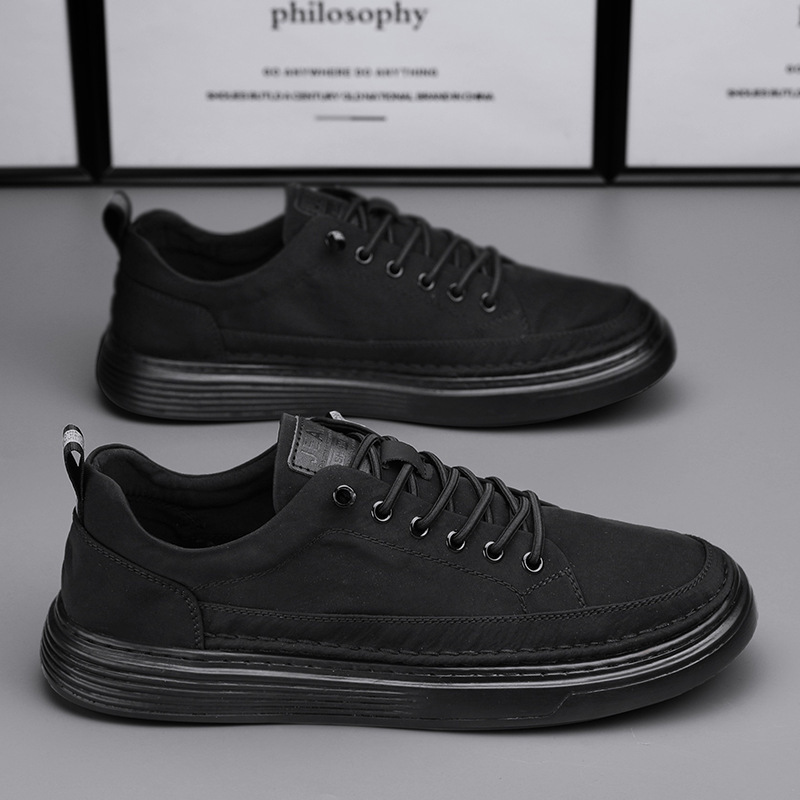 Canvas Men's Shoes Summer New Breathable Casual Flat foto 3