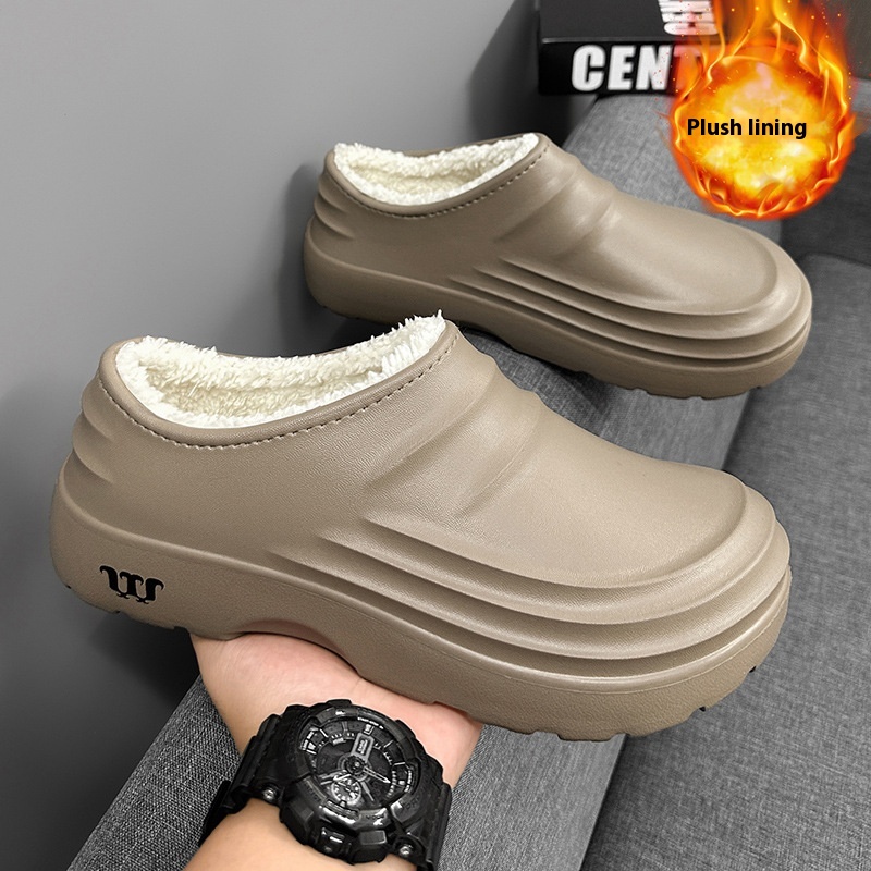 Autumn And Winter Cotton Shoes Fleece-lined Warm foto 2