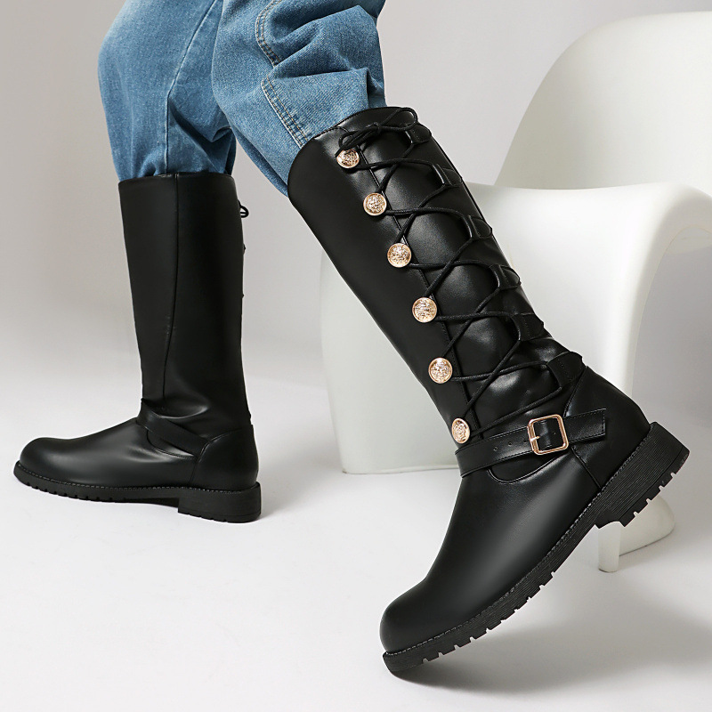 Men's High-top Leather Boots foto 4