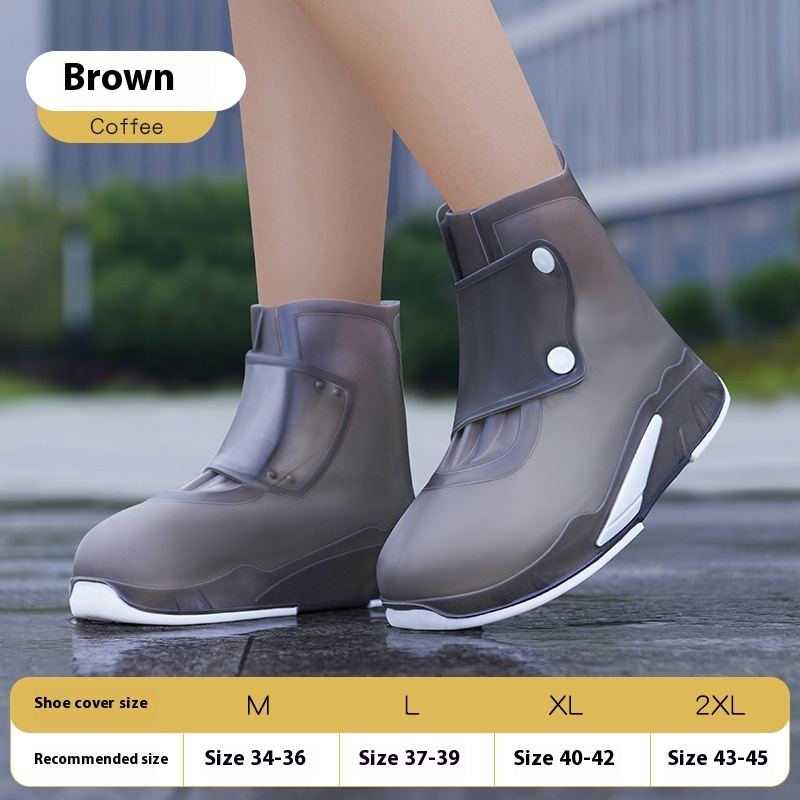 Non-slip Wear-resistant Shoes Bottom Rainy Silicone Rainproof Children's Rain Boots