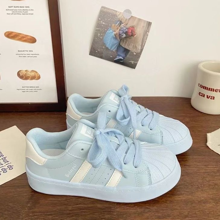 Shell Toe Casual Sneakers For Students Womens foto 2