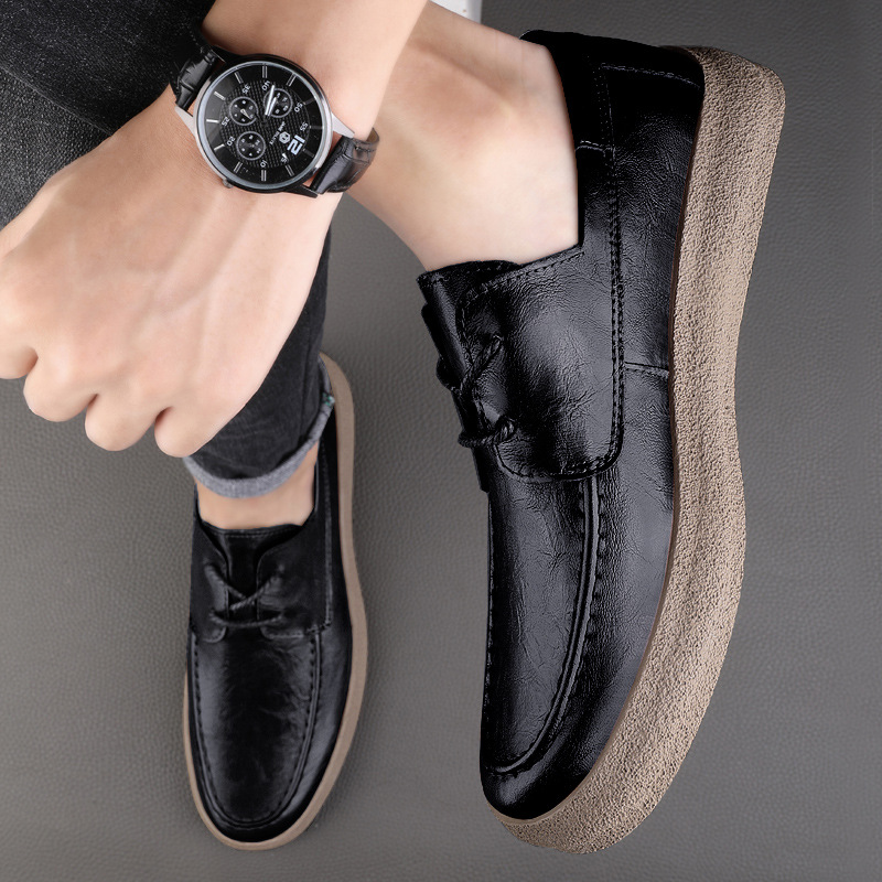 Men's Breathable Casual Retro Leather Shoes foto 3