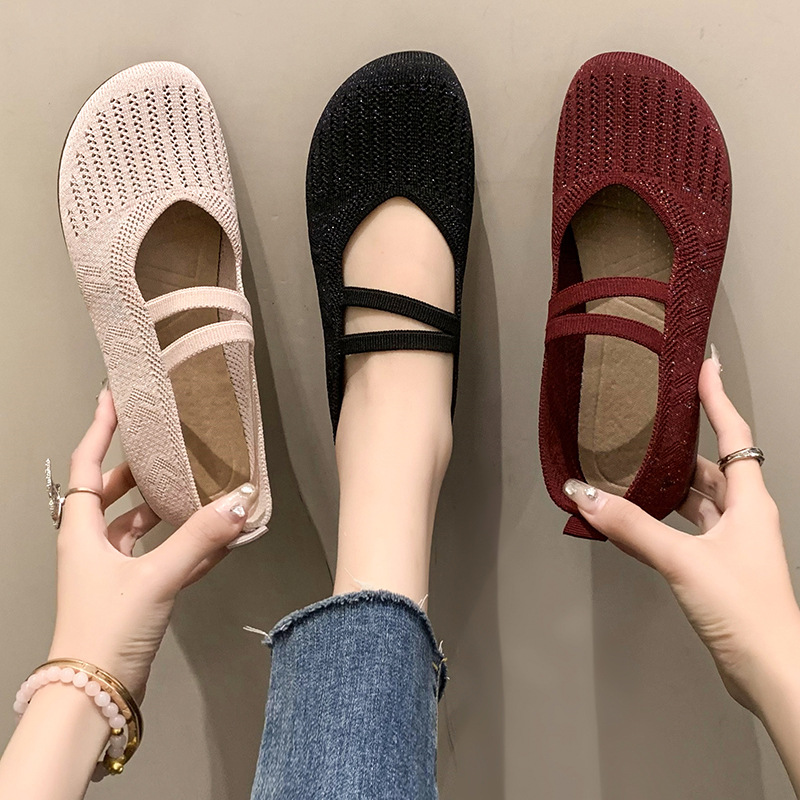 Summer Women's Breathable Hollow Mesh Shoes foto 5