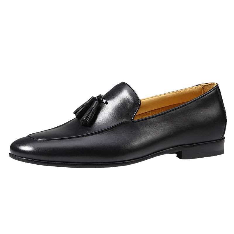 Men's Leather GOOD YEAR Tassel Summer Breathable Loafers foto 3