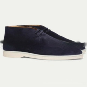 Foreign Trade Plus Size High-top Loafers Lace-up Flat Casual All-match foto 2