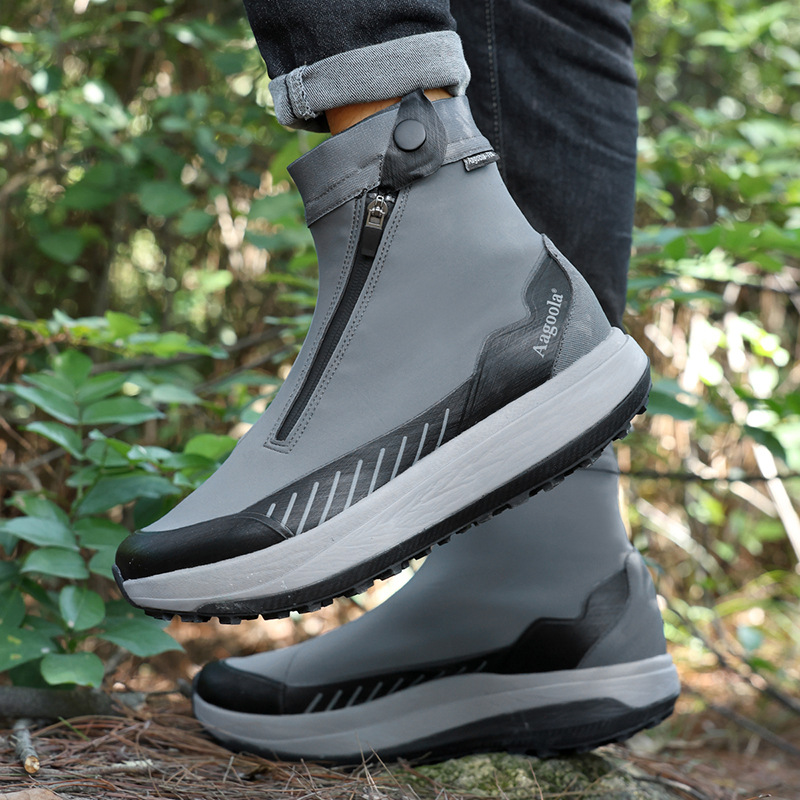 High-end Shock-absorbing Soft-soled Non-slip High-top Hiking Boots For Mountaineering foto 2