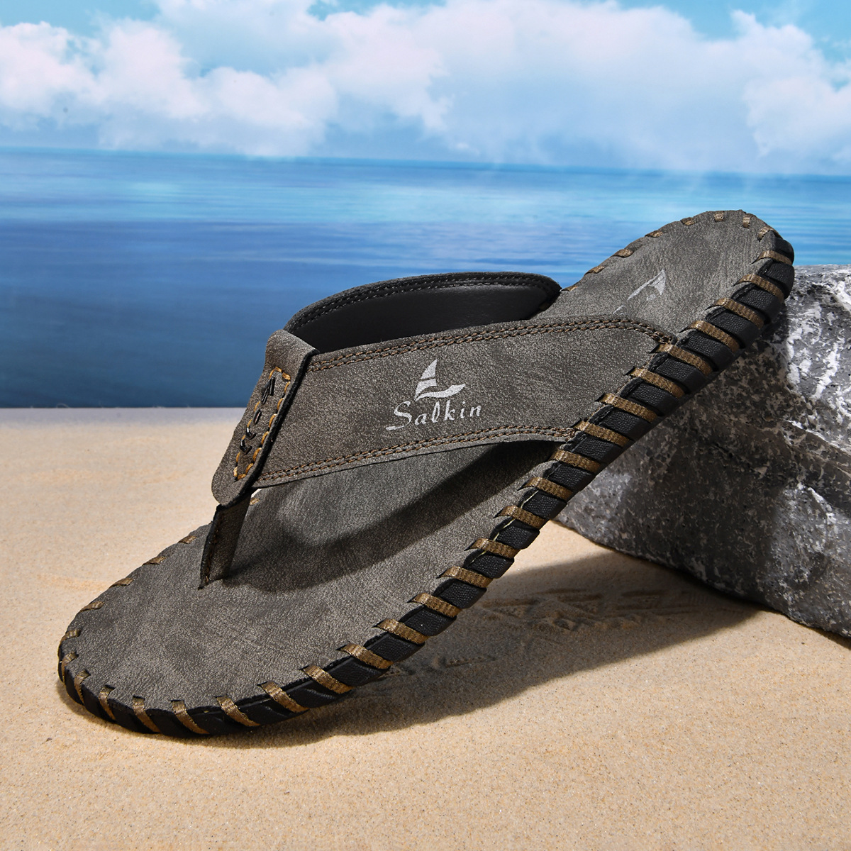 Non-slip Everyday Outdoor Beach Slippers foto 2