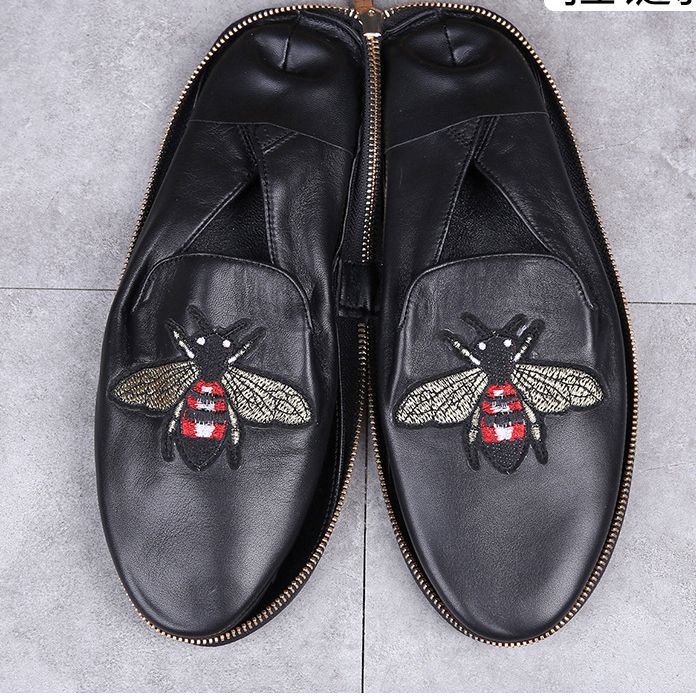 Men's Genuine Leather Doug Shoes Lazy British Korean foto 5
