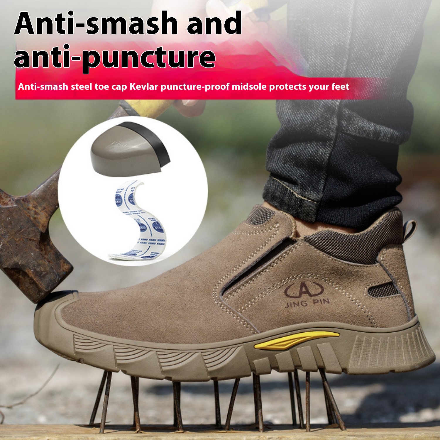 Men's Protective Shoes With Puncture Resistance foto 5