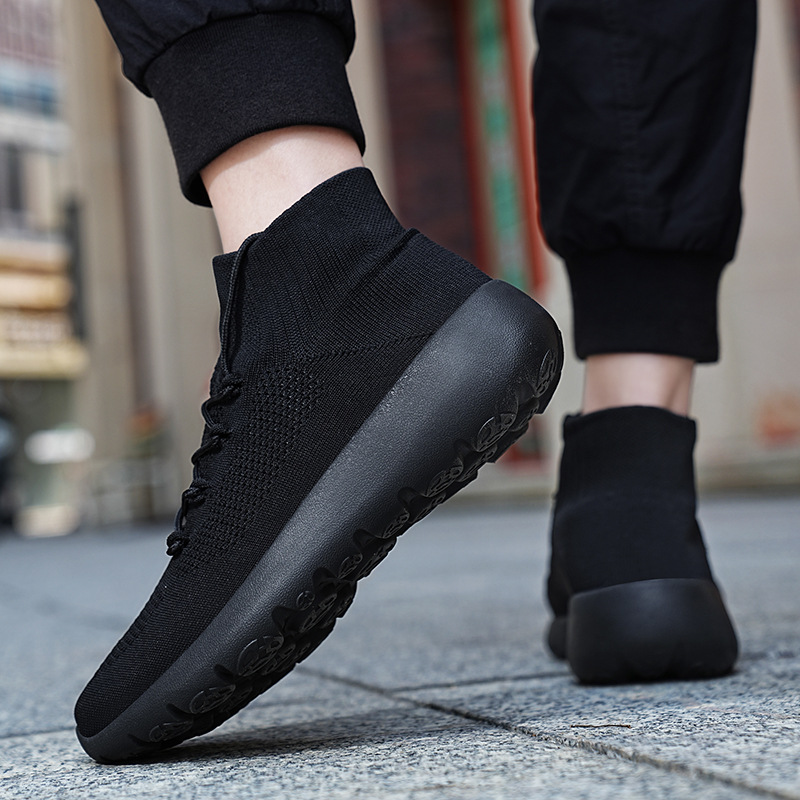 Flyknit Men's Shoes Lightweight Breathable Mesh Casual Sneaker foto 4