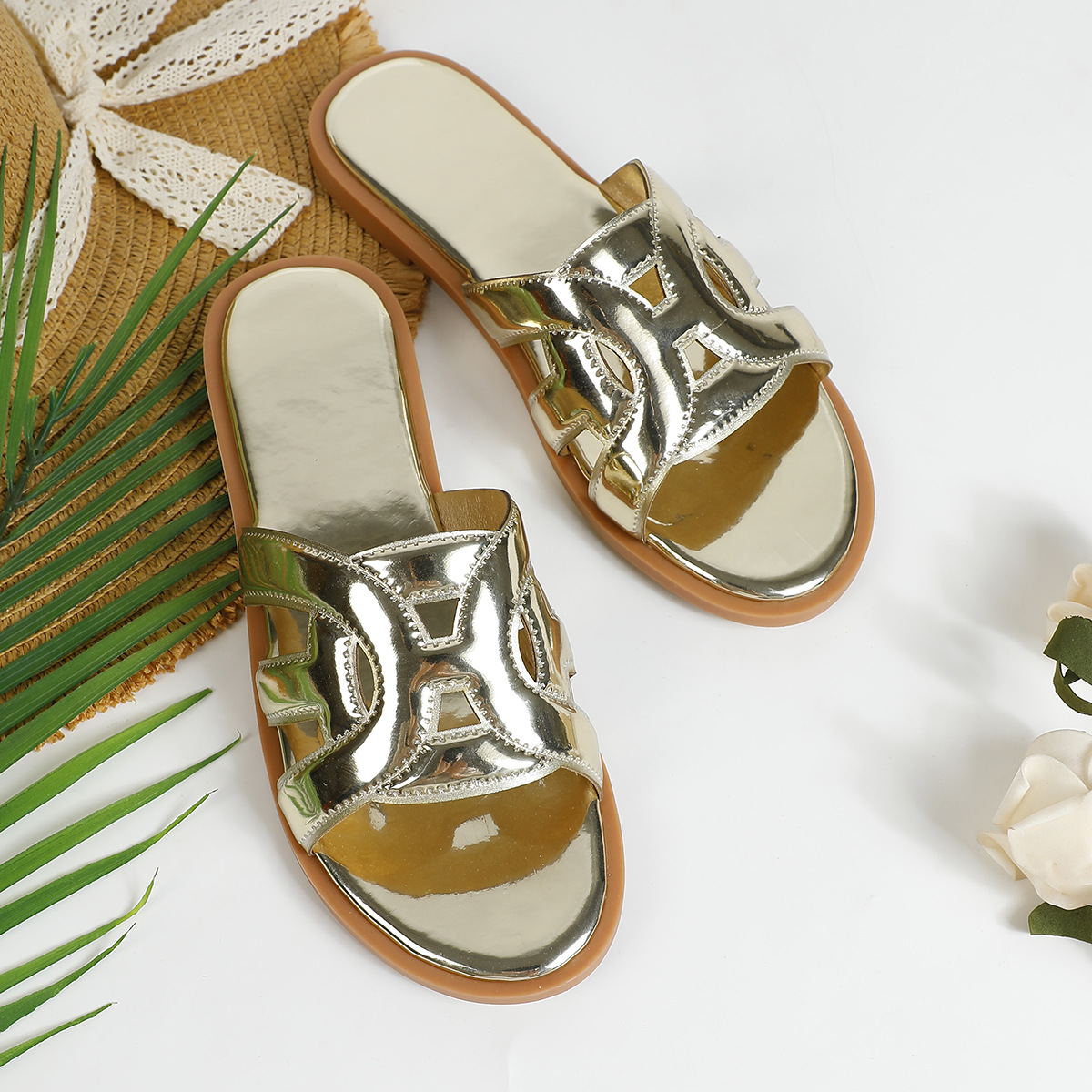 Versatile Flat Strap Fashion Sandals For Women foto 2