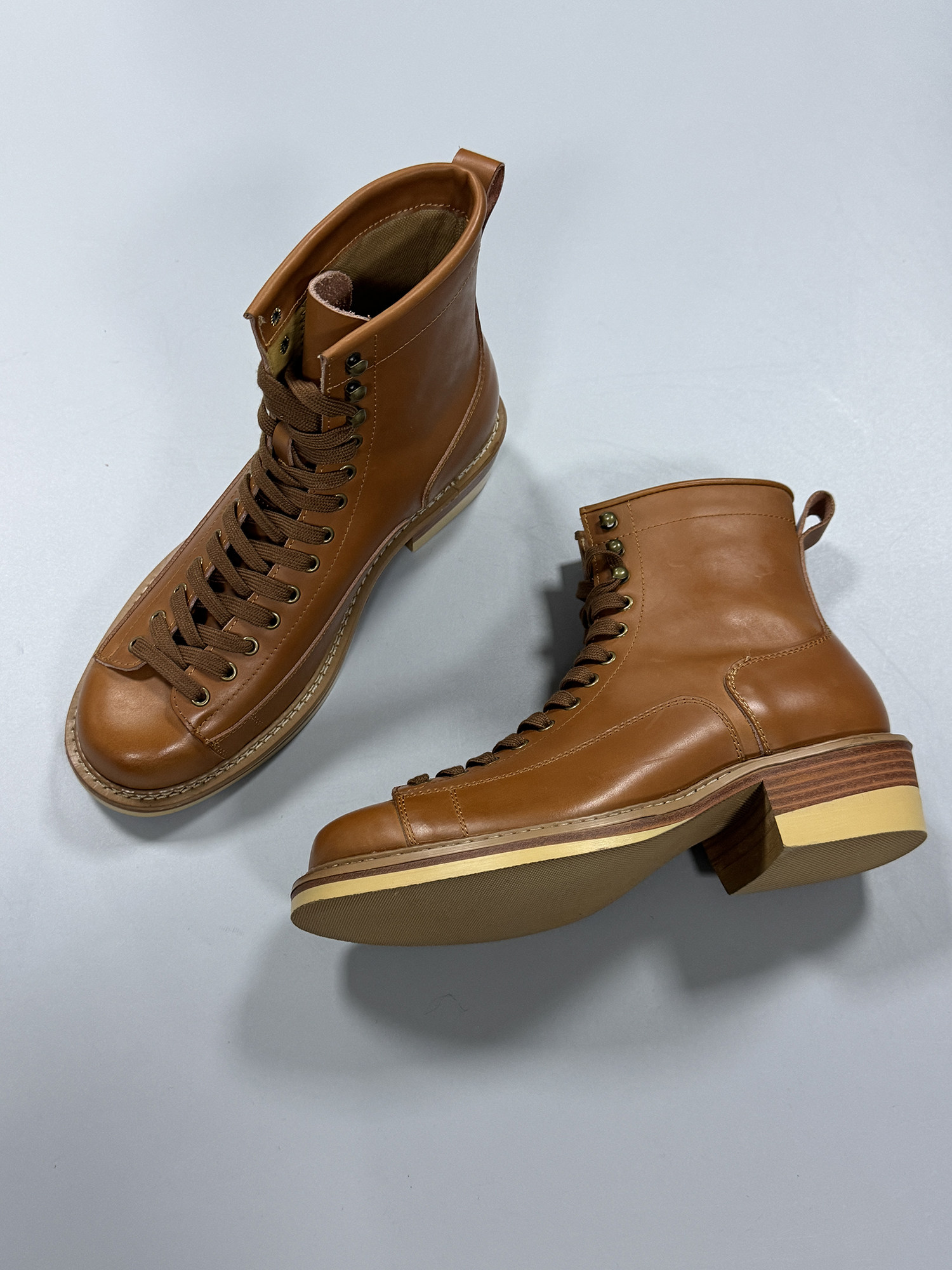 Mens Trendy Chunky-soled Ankle Boots Hiking And British-style foto 4