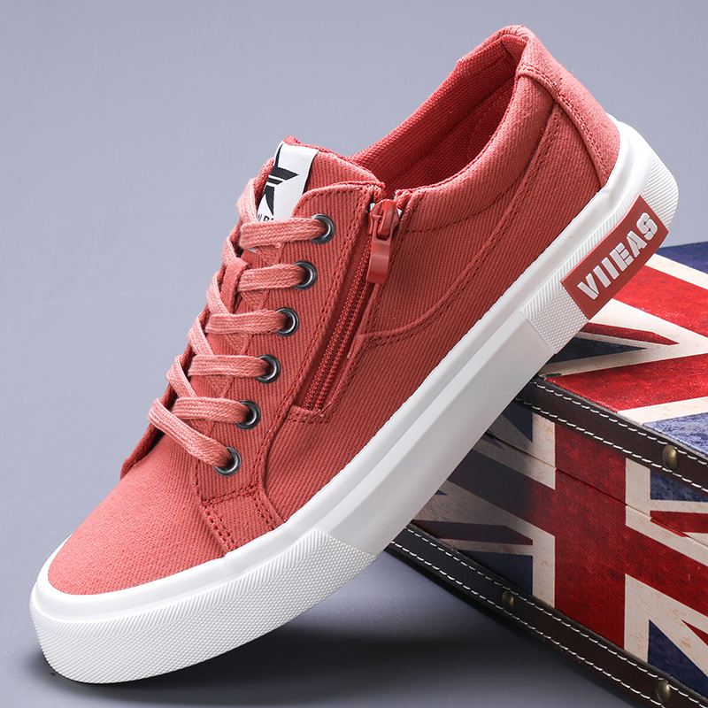 Men's Shoes Sports Casual Borad Shoes Breathable All-match Canvas Shoes foto 5