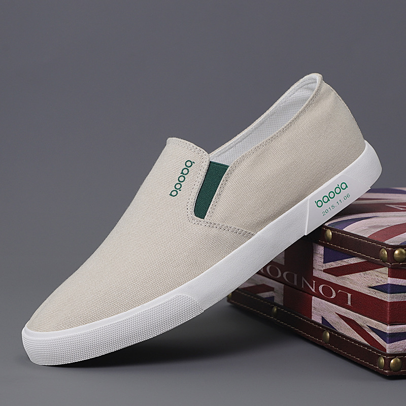 Men's Slip-on Canvas Shoes Classic All-match Soft Board Shoes foto 4