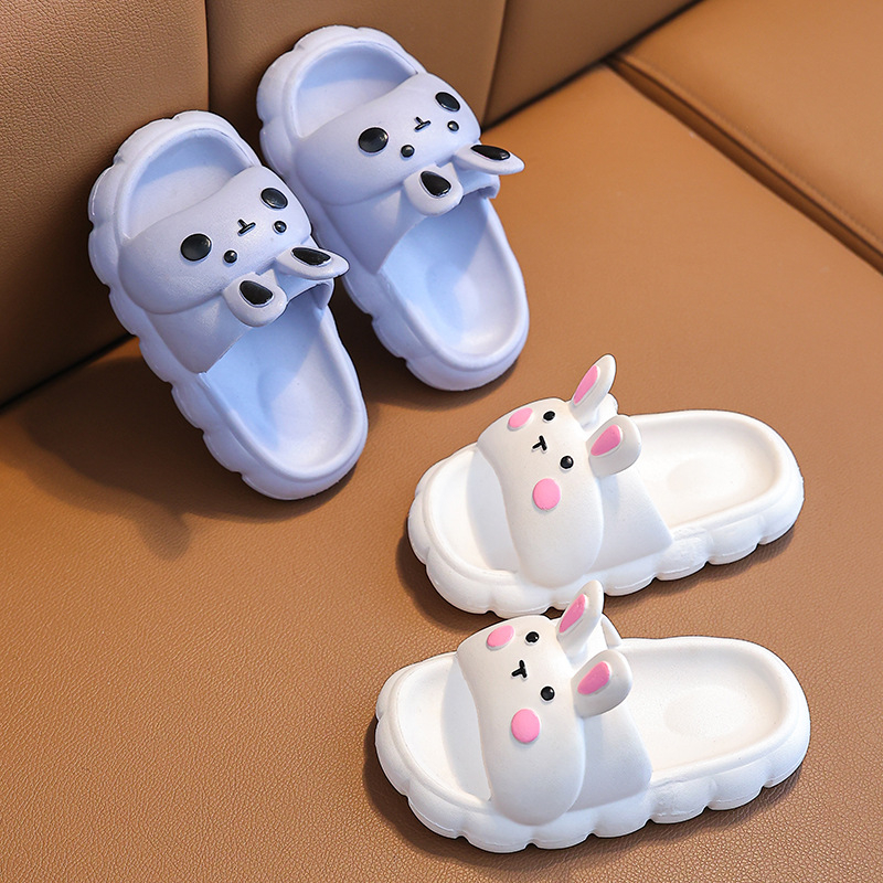 Children's Cartoon Non-Slip Rabbit Slippers foto 3
