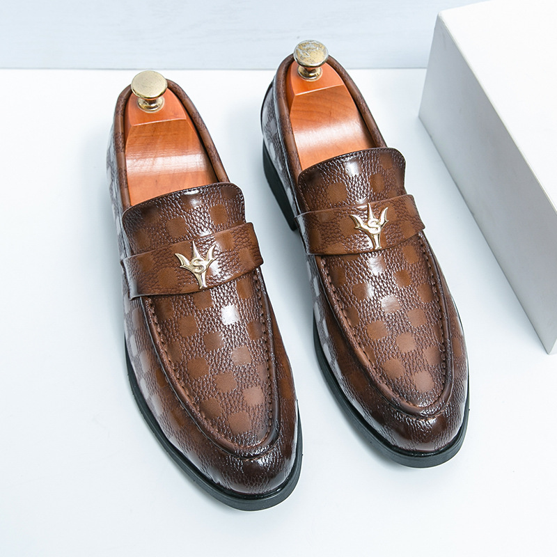 Mens Business Dress Leather Shoes For Summer And Autumn foto 3