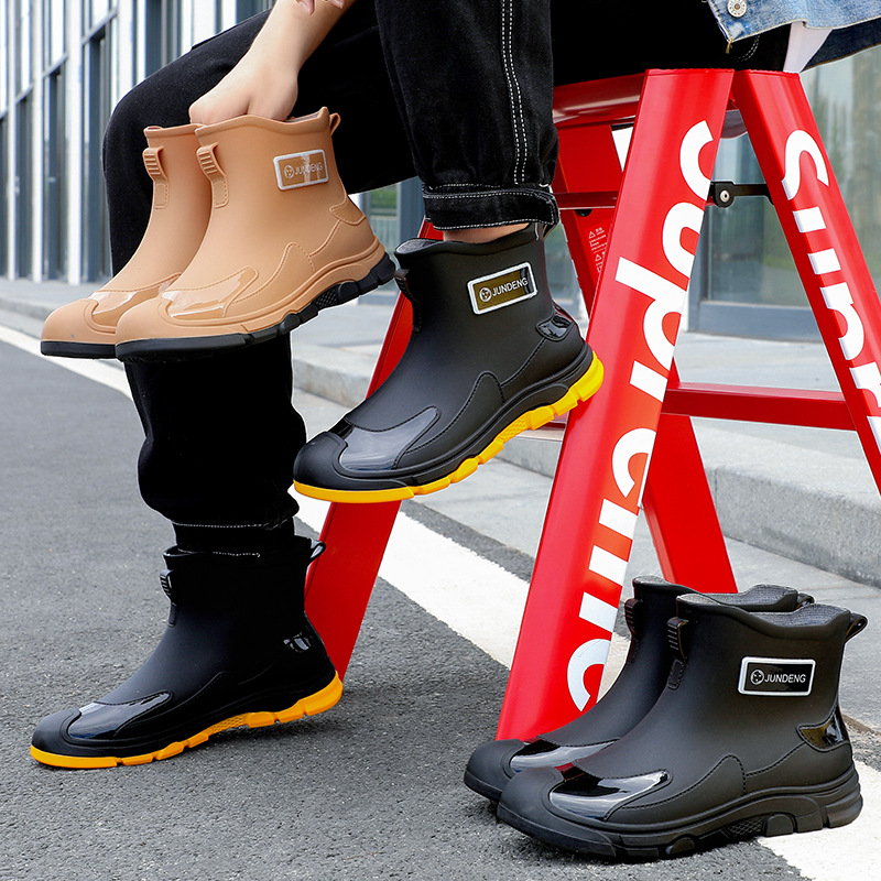 Waterproof Boots Minimalist Integrated Outdoor Wading Boots Rubber Shoes foto 3