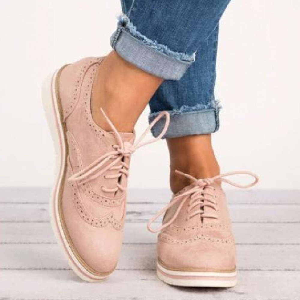Retro British-style Casual Women's Shoes foto 2