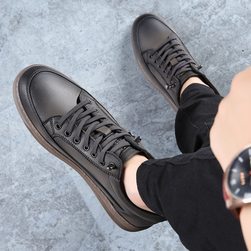 Men's Fashionable Soft-Upper Casual Leather Shoes foto 5