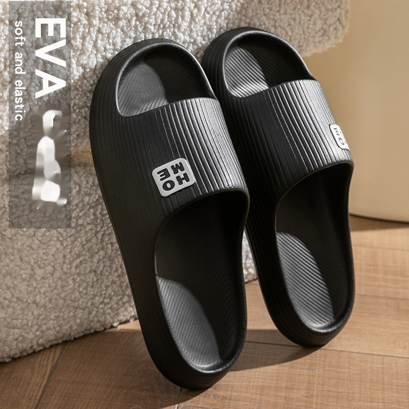 Anti-odor Soft Thick Bottom Non-slip Home Indoor Eva Slippers foto 4