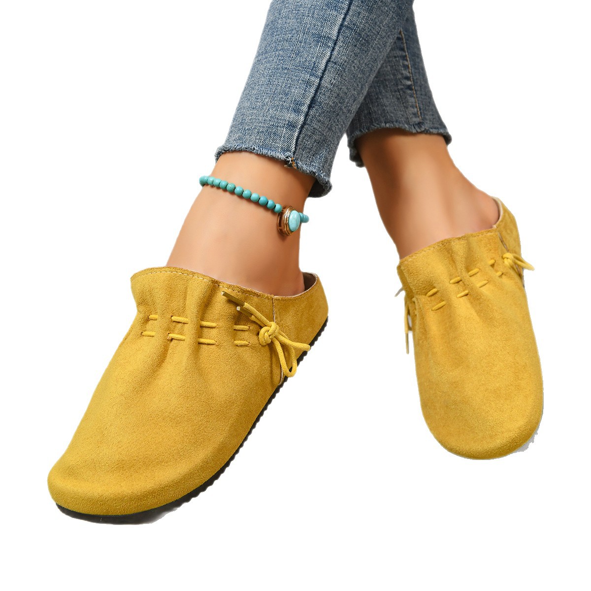 Stylish Minimalist Retro Casual Design Womens Slippers foto 4