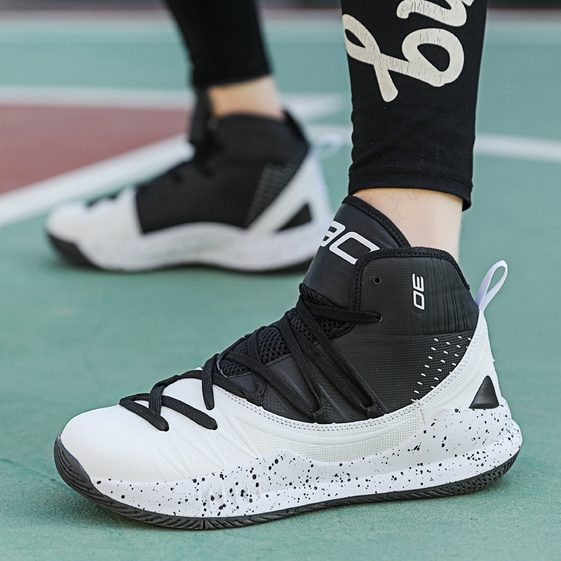 Plus Size Men's High-top Basketball Shoes Training Sneakers foto 4