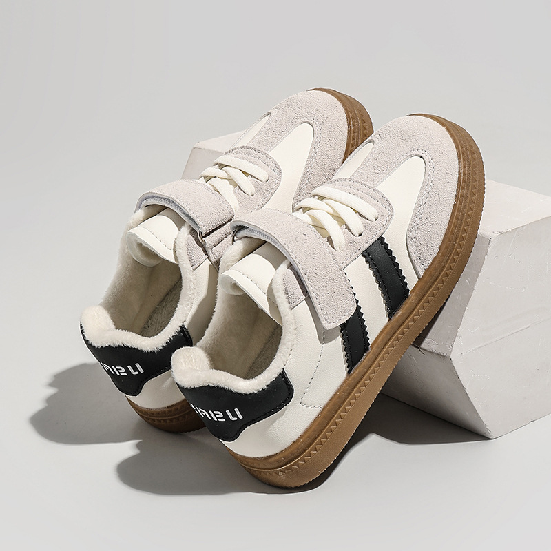 Fleece-lined Version Boys And Girls Casual Non-slip Soft Sole Sneakers foto 5