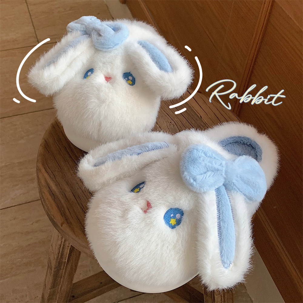 Autumn And Winter Home Indoor Confinement Toe Box Soft Bottom Slippers foto 2