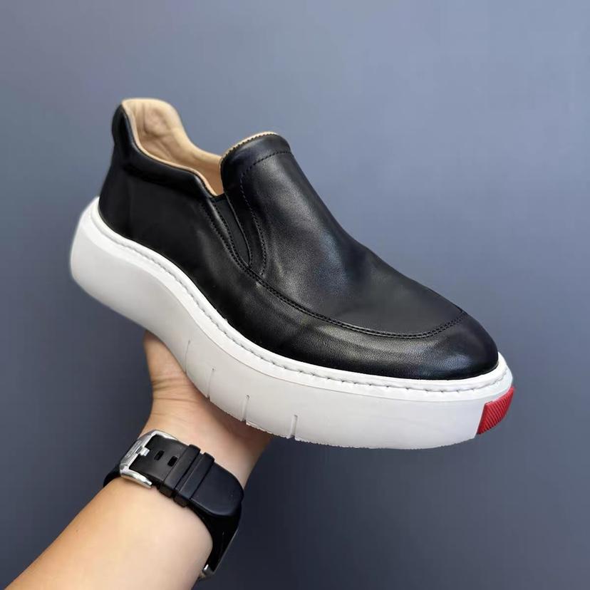 Summer Men's Vintage Casual Leather Shoes foto 4