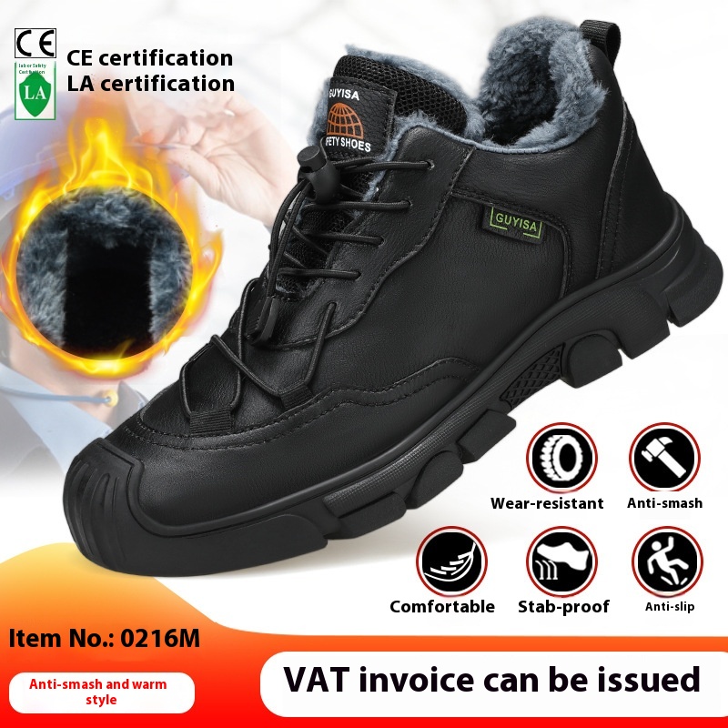 Steel Toe Shoes With Soft Soles Anti-smash And Anti-puncture foto 2